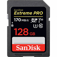 SanDisk Карта памет Extreme Pro SDXC 128GB 170MB/s Class 10 UHS-I U3 V30