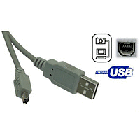 КАБЕЛ USB A М USB B MINI 4PIN MITSUMI 1,8M PCL-5002-18