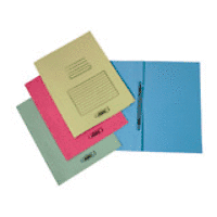 Папка с машинка синя, картон 220 г/м2, А4