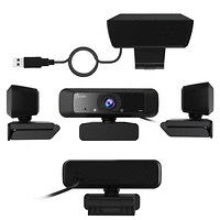 Уеб камера j5create JVCU100, HD, микрофон, USB, 360&deg; Rotation, Черен