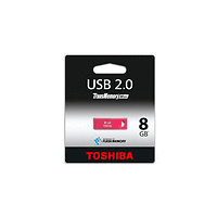 8GB TOSHIBA FLASH DRIVE USB2.0 ENSHU Rosered