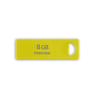 8GB TOSHIBA FLASH DRIVE USB2.0 ENSHU Yellowgreen