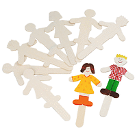 дървена фигурка ЗА ОЦВЕТЯВАНЕ 