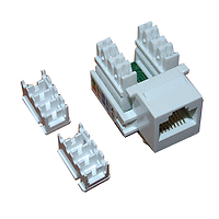 Гнездо RJ45, 8P/8C CAT-5 KEYSTONE