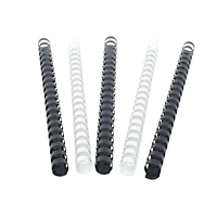 Гребени за подв., 38 мм, 340л., овал, А4, черен, 50бр.