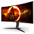 AOC CU34G2XP/BK, 34&quot; Curved 1500R VA, WLED, 3440x1440@180Hz, 1ms GtG, 1ms MPRT, 430 cd/m2, 4000:1, 80M:1 DCR, Tilt, Height Adjust, Swivel, 2xHDMI, 2xDP, USB hub