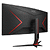 AOC CU34G2XP/BK, 34&quot; Curved 1500R VA, WLED, 3440x1440@180Hz, 1ms GtG, 1ms MPRT, 430 cd/m2, 4000:1, 80M:1 DCR, Tilt, Height Adjust, Swivel, 2xHDMI, 2xDP, USB hub
