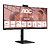 AOC CU34E4CW, 34" Curved 1500R, VA, WLED, 3440x1440@120Hz, 4ms GtG, 1ms MPRT, 350cd m/2, 3500:1, 50M:1 DCR, Adaptive Sync, FlickerFree, Anti-Blue Light, 5Wx2, Webcam 5MP, Tilt, Height Adjust, Swi