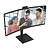 AOC CU34E4CW, 34" Curved 1500R, VA, WLED, 3440x1440@120Hz, 4ms GtG, 1ms MPRT, 350cd m/2, 3500:1, 50M:1 DCR, Adaptive Sync, FlickerFree, Anti-Blue Light, 5Wx2, Webcam 5MP, Tilt, Height Adjust, Swi