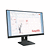 Lenovo ThinkVision E24-40 23.8&quot; IPS, WLED, 16:9, 1920x1080, 4ms, 1300:1, 100Hz, 250 cd/m2, Tilt, Swivel, Pivot, Height Adjust Stand, HDMI, DP, VGA