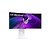 LG 34GX90SA-W, 34&quot;, OLED UltraGear 21:9 Curved Smart, IPS 0.03 ms, WQHD (3440x1440), 240Hz, HDR 10, 1500000:1, 250 cd/m2, DCI-P3 98.5%, USB 3.0, VRR, Free-sync, G-Sync, USB-C, PD 65W, HDMI, DP, P