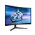 Philips Evnia 27M2C5500W, 27&quot; Curved 1000R, Fast VA, WLED, 2560x1440@240Hz, 1ms GtG, 0.5ms MPRT, 400cd m/2, 3000:1, Mega Infinity DCR, Adaptive Sync, FlickerFree, LowBlue Mode, Tilt, Height Adjus