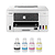 Canon MAXIFY GX3040 All-In-One, White&amp;Black + Canon Red Label Superior - 80 gr/m2, A4, 2500 sheets
