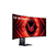 LG 45GS95QE-B, 44.5&quot; Ultragear OLED 0.03ms (GtG), 21:9 Curved Gaming WQHD+ (3440x1440), 240HZ, 1500000:1, 1300 cd/m2, DCI-P3 98%, AMD FreeSync, NVIDIA G-Sync, VRR, HDR 400 ,PBP&amp;PIP, USB Down/