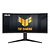 Asus TUF Gaming VG34VQL3A Curved Gaming, 34 &quot; WQHD (3440 x 1440), 180Hz, 1500R, Curved design, Extreme Low Motion Blur, Freesync Premium Pro, 1ms (GTG),125% sRGB, DisplayHDR 400 , DisplayWidget,