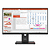 Lenovo ThinkVision T27-40 27" IPS, WLED, 1920x1080, 4ms, 48Hz - 120Hz, 300 cd/m2, 1500:1, HDMI, DP, VGA, USB hub, Tilt, Swivel, Pivot, Height Adjust Stand