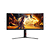 AOC CU34G4Z, 34&quot; Curved 1500R, VA, WLED, 3440x1440@240Hz, 1ms GtG, 0.3ms MPRT, 450cd m/2, 2500:1, 80M:1 DCR, Adaptive Sync, FlickerFree, Low Blue Light, Tilt, Height Adjust, Pivot, Swivel, 2xHDMI
