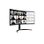 LG 34WR55QK-B 34&quot; UltraWide AG , Curved 21:9 VA Panel, 5ms, 3000:1, 300 cd/m2, WQHD 3440x1440, HDR10, sRGB 99% , USB type-C 65W , 100Hz, HDMI, DisplayPort, PBP, Height Adjustable, Tilt, Reader Mo