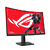 Asus ROG Strix XG32WCS Gaming Monitor  32  , 2560x1440, Curved, 180Hz (Above 144Hz), 1ms (GTG), Fast VA, Extreme Low Motion Blur Sync, USB Type-C, FreeSync, DisplayWidget Center, tripod socket, HDR, B