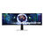 Samsung LS49CG934, 49&quot; Odyssey G9 GAMING, Curved OLED, 1800R, 240Hz, Smart. 32:9, 5120 x 1440, 250 cd/m2, Display Port , HDMI,Micro HDMI, USB Hub, Silver