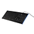 Мултимедийна клавиатура HAMA Anzano, светещ  страничен ефект в синьо, USB, с кабел, черен
