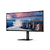 AOC CU34V5C/BK, 34&quot; Curved 1500R VA WLED, 3440x1440@100Hz, 4ms GtG, 1ms MPRT, 300cd m/2, 3000:1, 20M:1 DCR, Adaptive Sync, FlickerFree, Low Blue Light, 5Wx2, Tilt, Height Adjust, Swivel, HDMI, DP