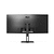 AOC CU34V5C/BK, 34&quot; Curved 1500R VA WLED, 3440x1440@100Hz, 4ms GtG, 1ms MPRT, 300cd m/2, 3000:1, 20M:1 DCR, Adaptive Sync, FlickerFree, Low Blue Light, 5Wx2, Tilt, Height Adjust, Swivel, HDMI, DP