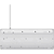 TRUST GXT833 Thado TKL Keyboard, White US