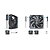 SEASONIC MAGFLOW 1225 PWM/3PCS