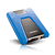 Adata 1TB , HD650 , USB 3.2 Gen 1, 2.5&quot; Durable Lite - External Hard Drive Blue