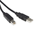 Кабел USB 2.0, A мъжки/B мъжки, 1.8 м, ЧЕРЕН