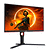 AOC Q27G3XMN/BK, 27&quot; IPS MiniLED, 2560x1440@180Hz, 1ms GtG, 1000cd/m2, 3000:1, DCR 80M:1, Adaptive Sync, FlickerFree, Low Blue Light, Tilt, Height Adjust, Pivot, Swivel, 2xHDMI, DP