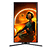 AOC Q27G3XMN/BK, 27&quot; IPS MiniLED, 2560x1440@180Hz, 1ms GtG, 1000cd/m2, 3000:1, DCR 80M:1, Adaptive Sync, FlickerFree, Low Blue Light, Tilt, Height Adjust, Pivot, Swivel, 2xHDMI, DP
