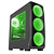 Genesis Case Titan 750 Green Midi Tower Usb 3.0