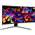 MSI MPG 341CQPX QD-OLED Gaming Monitor, 34", 0.03ms, 240Hz Curve 1800R, 3440x1440, G-SYNC, KVM, AI Vision, Console Mode, ClearMR 13000, HDR True Black 400, Type-C(98W PD), DP(1.4a), 2xHDMI(2.1),