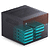 Кутия Jonsbo N4 NAS, m-ATX, Black