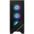MSI MAG FORGE 321R AIRFLOW, Mid-Tower, ATX/M-ATX/ITX, 2x USB 3.2, 1x USB 3.2 Gen 2x2 Type-C, 1x Audio/Mic, LED Button, ARGB Hub, 4x 120mm ARGB Fans, Mesh Panel, Tempered Glass, Black