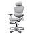 TRUST GXT725W Rivara Ergonomic Mesh Gaming Chair White
