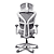 TRUST GXT725W Rivara Ergonomic Mesh Gaming Chair White