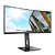 AOC CU34P2A, 34&quot; Curved 1500R, VA, WLED, 3440x1440@100Hz, 4ms GtG, 1ms MPRT, 300cd m/2, 3000:1, 50M:1 DCR, Adaptive Sync, FlickerFree, Low Blue Light , 3Wx2, Tilt, Height Adjust, Swivel, 2xHDMI,