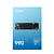 Samsung SSD 990 1TB PCIe 4.0 NVMe M.2 V-NAND Read 7150 MB/s Write 6450 MB/s